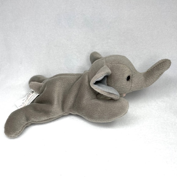 Vintage Nature Bean Buddies Elephant Plush - Picture 3 of 11